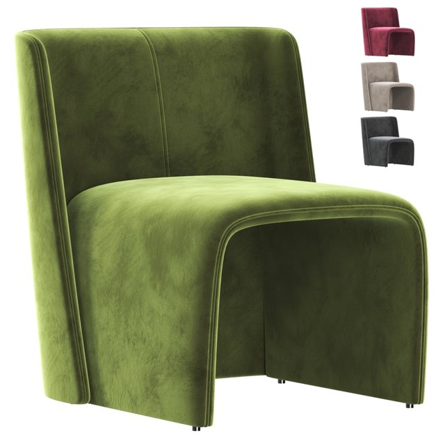 LEGACY Velvet armchair
