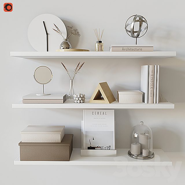 Decorative shelf 04