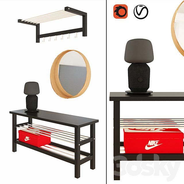 IKEA Tjusig bench