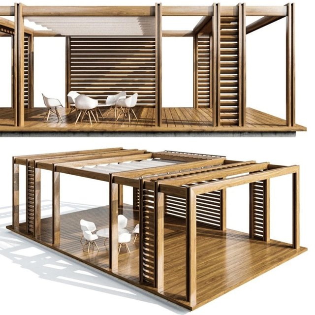 pergola outdoor living space 01 corradi