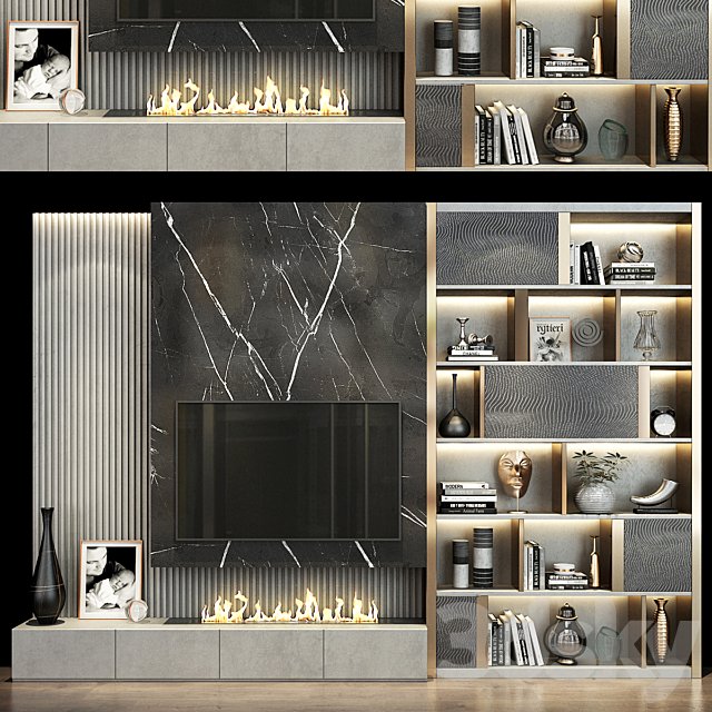 TV Wall set 0178