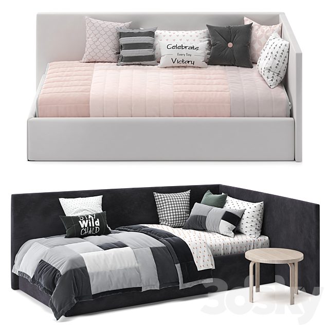WoodNotes Corner Bed