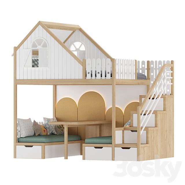 Kids Room Bed 02