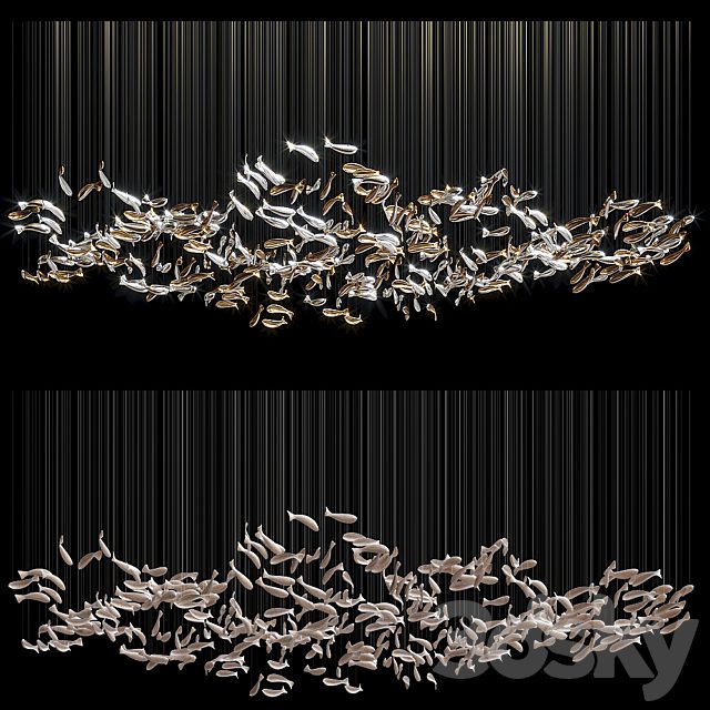 Chandelier Light Vargov - Fish