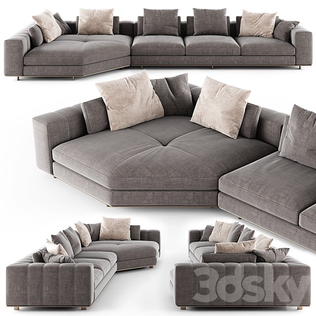 Minotti FREEMAN DUVET sofa 02