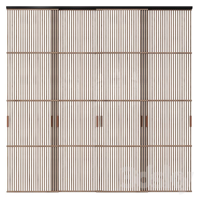 Ethnic style sliding partition