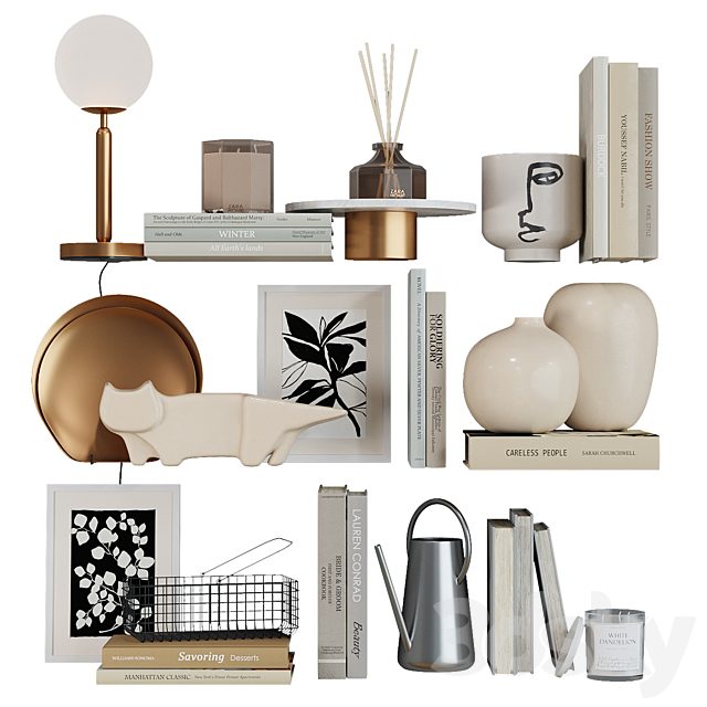 Decor shelf set 11