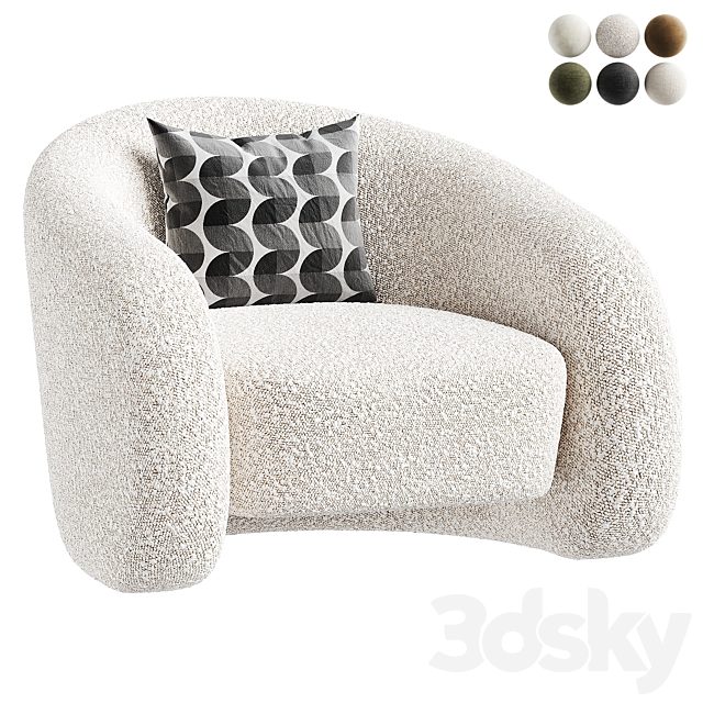 Superb Curved Lounge Chair