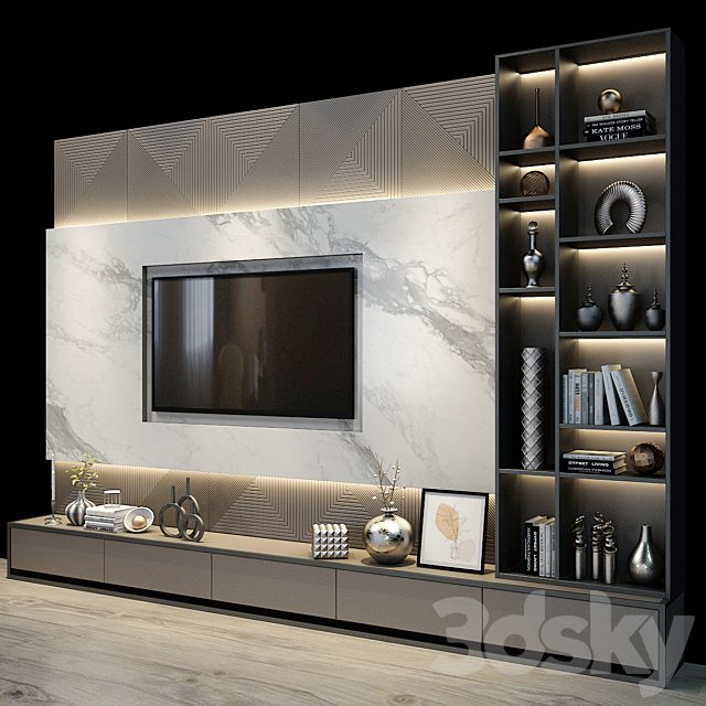 TV Wall set 0330