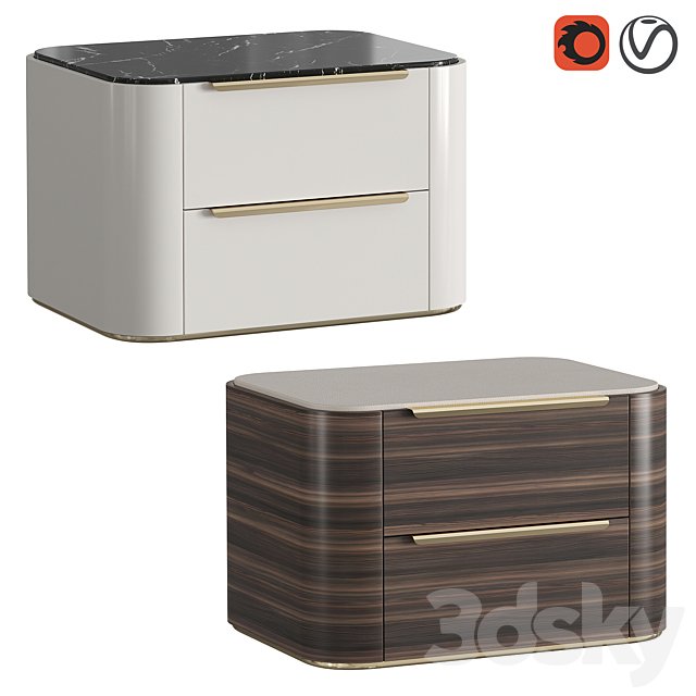 Bedside table BAMBOO II