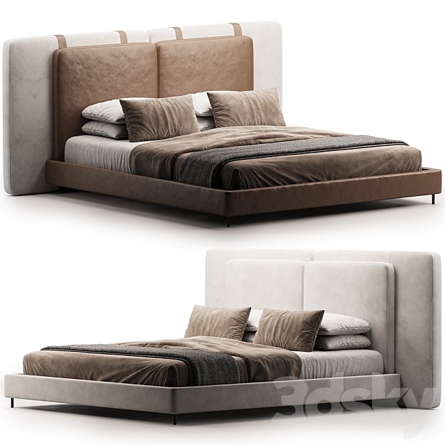 Luxury Spliced Headboard Bed Frame