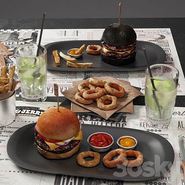 Burger set