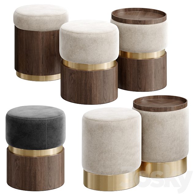 LUNE STOOLS by Carlyle Collective