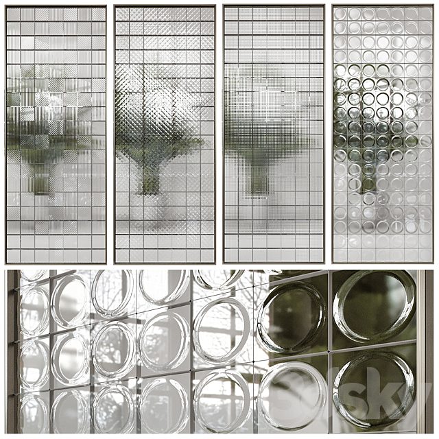 Glass block partition 2