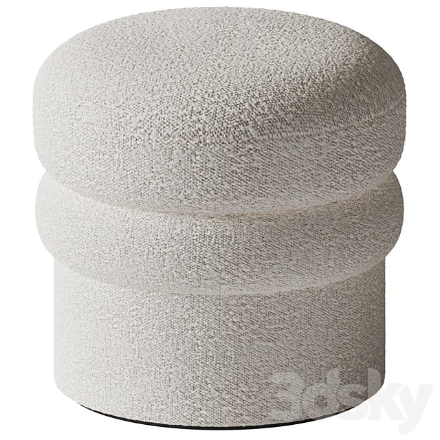 Interiortonic - Boucle Avina Ottoman