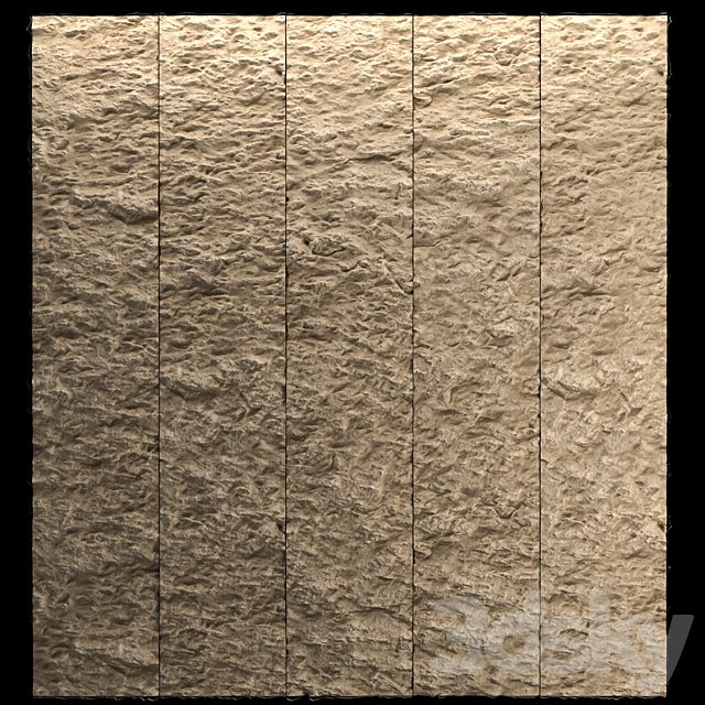 Stone wall panel