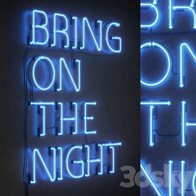 Light modules. Set 41. Neon
