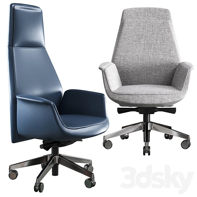 Office chair Poltrona Frau Downtown