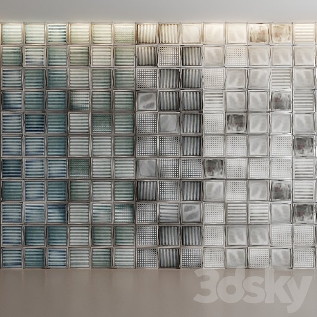 Diesel Glass Blocks by Iris Ceramica
