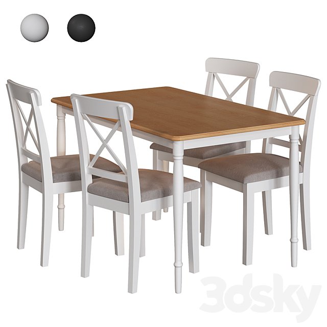 DANDERYD / INGOLF Ikea table and chair