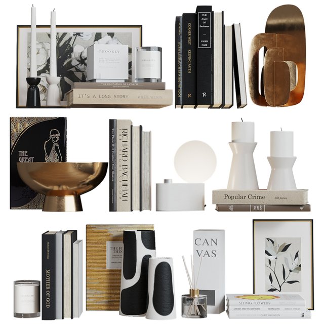 Decor shelf set 13 West Elm