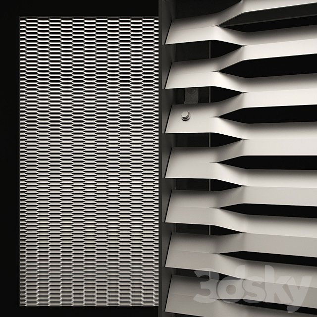 Expanded metal mesh - 123x35 mm