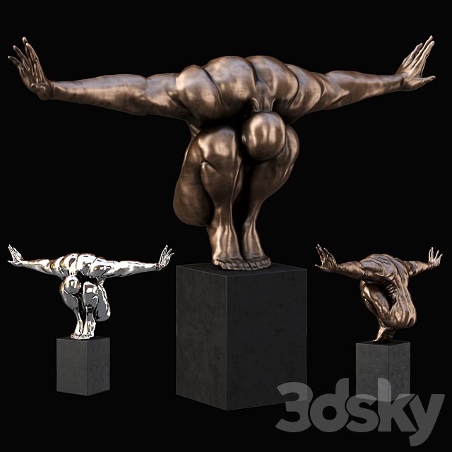 Decorative sculpture Athlete
