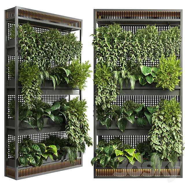 stand Indoor plant-plant stand metal vase 07