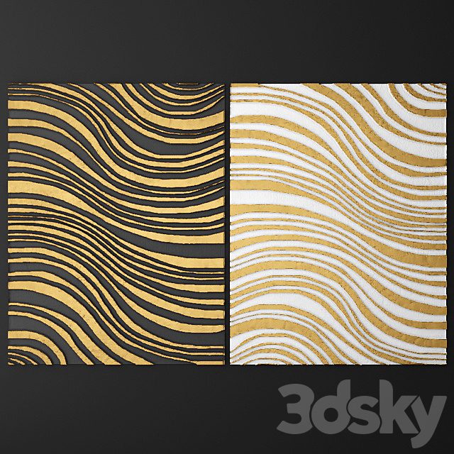 Decor for wall. Panel.
