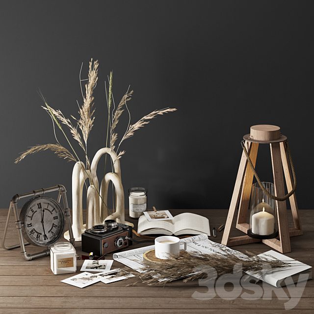 Decorative Set 02 Old Camera