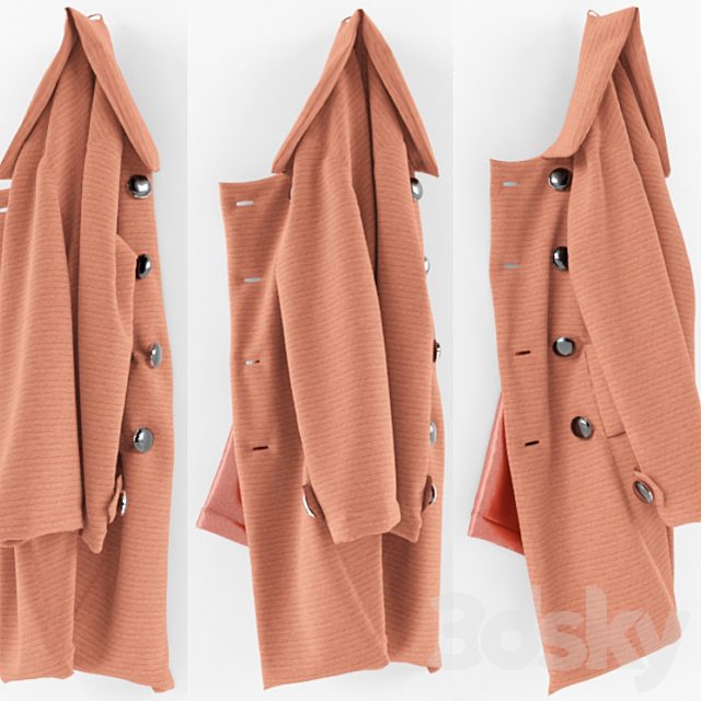 short coats on a hang tab