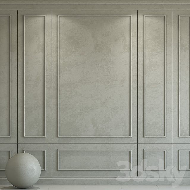 Decorative plaster with molding 171