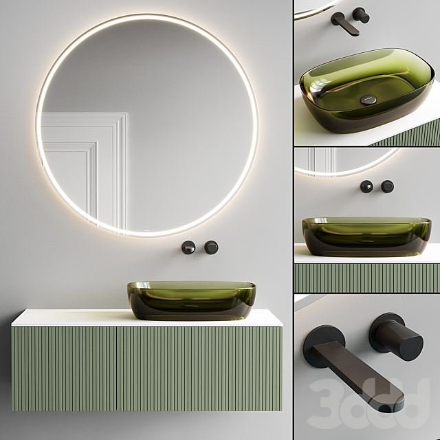 Antonio Lupi Design Binario 12 Vanity Unit Set 6