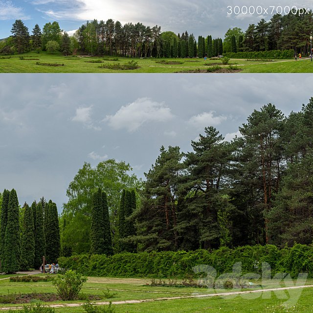 Panorama from the park. 30k