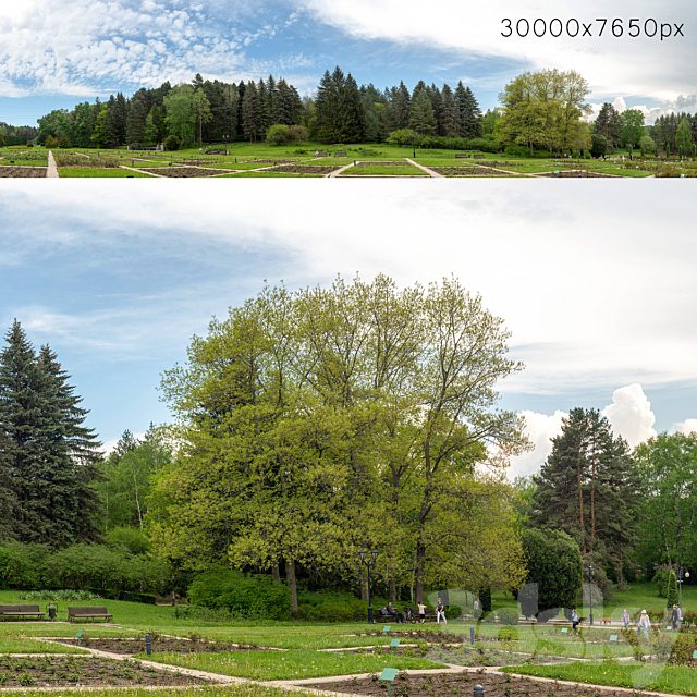 Panorama from the park v2. 30k