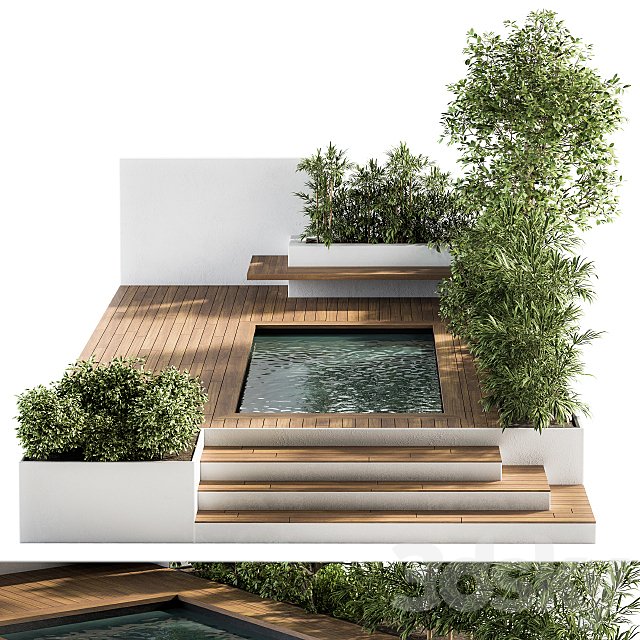 Backyard and Landscape Furniture with Pool 01