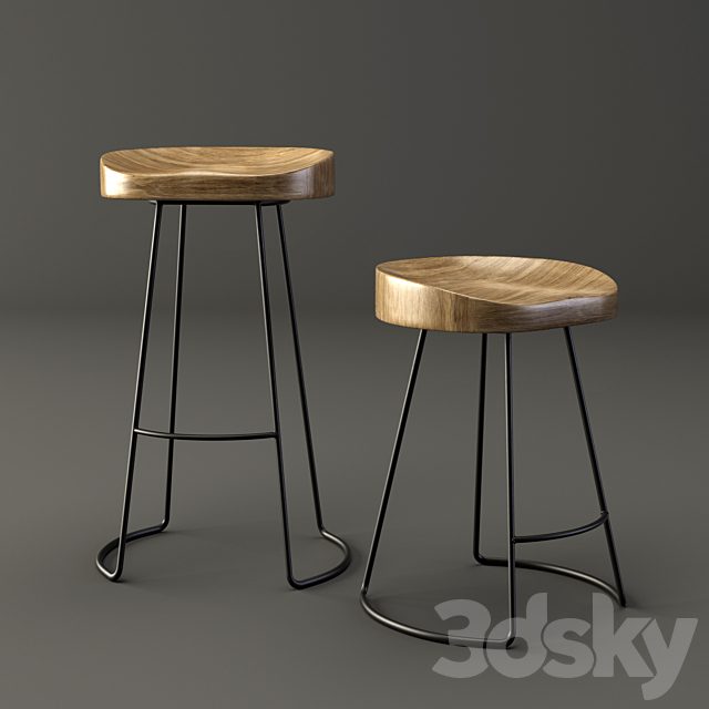 1950s Tractor Bar & Dining Stool