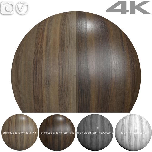 Seamless textures - WALNUT