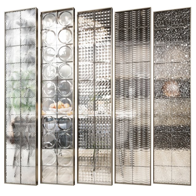 Glass block partition 5