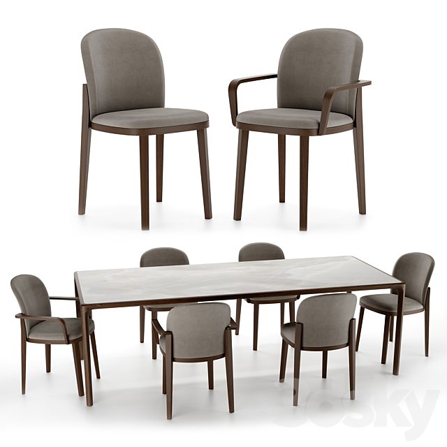 Orchestra chair and Inari PIANCA table