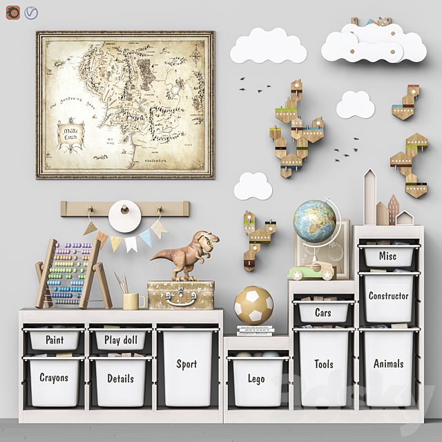 Toys and furniture set 103
