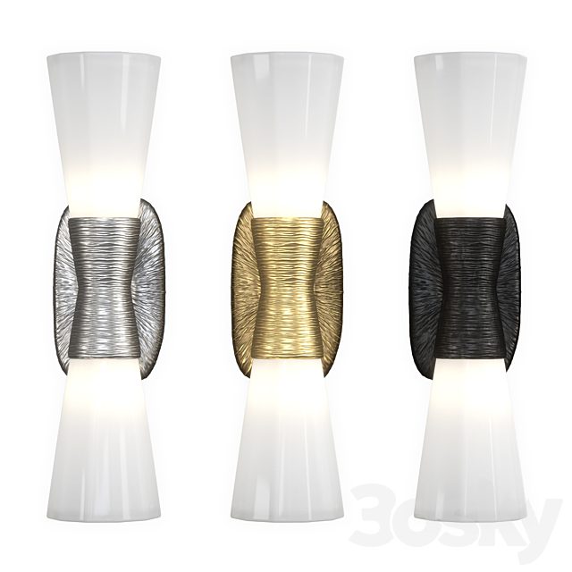 Utopia Small Double Bath Sconce by Kelly Wearstler