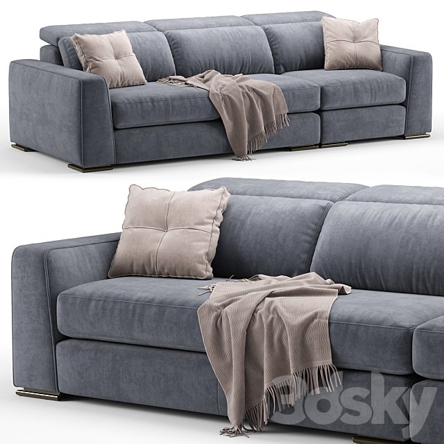 Cast contemporary modular sofa - Calligaris