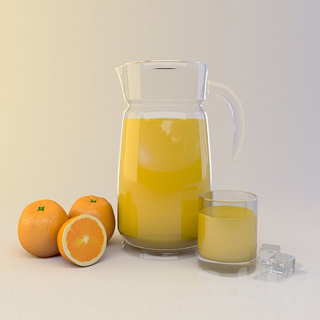 Still Life Decanter and oranges