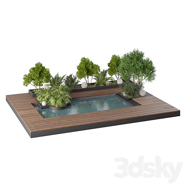 Garden With Pool Set.8