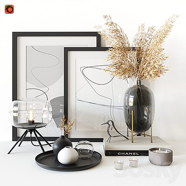 Decorative set housewolf 01