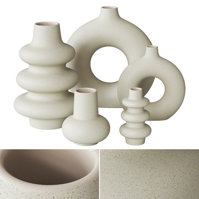 Ceramic vases H&M