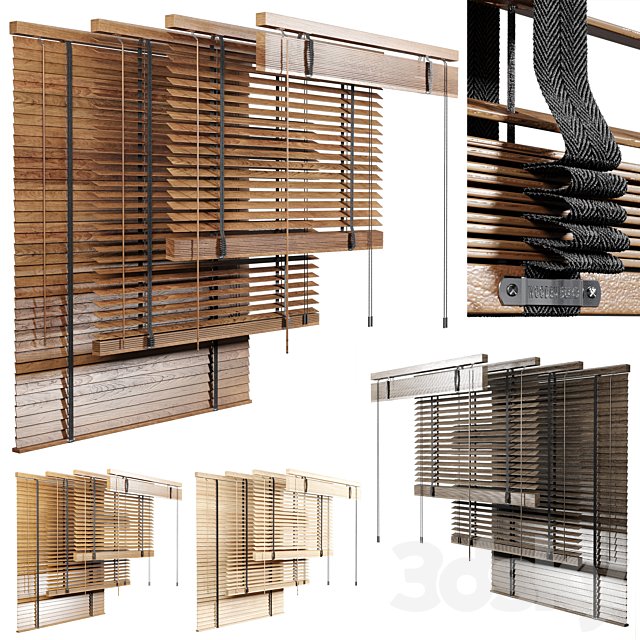 Wooden Blind 02 150cm