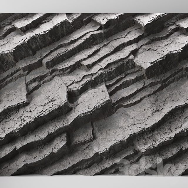 Rock cliff wall №26