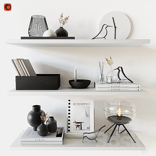 Decorative shelf 07